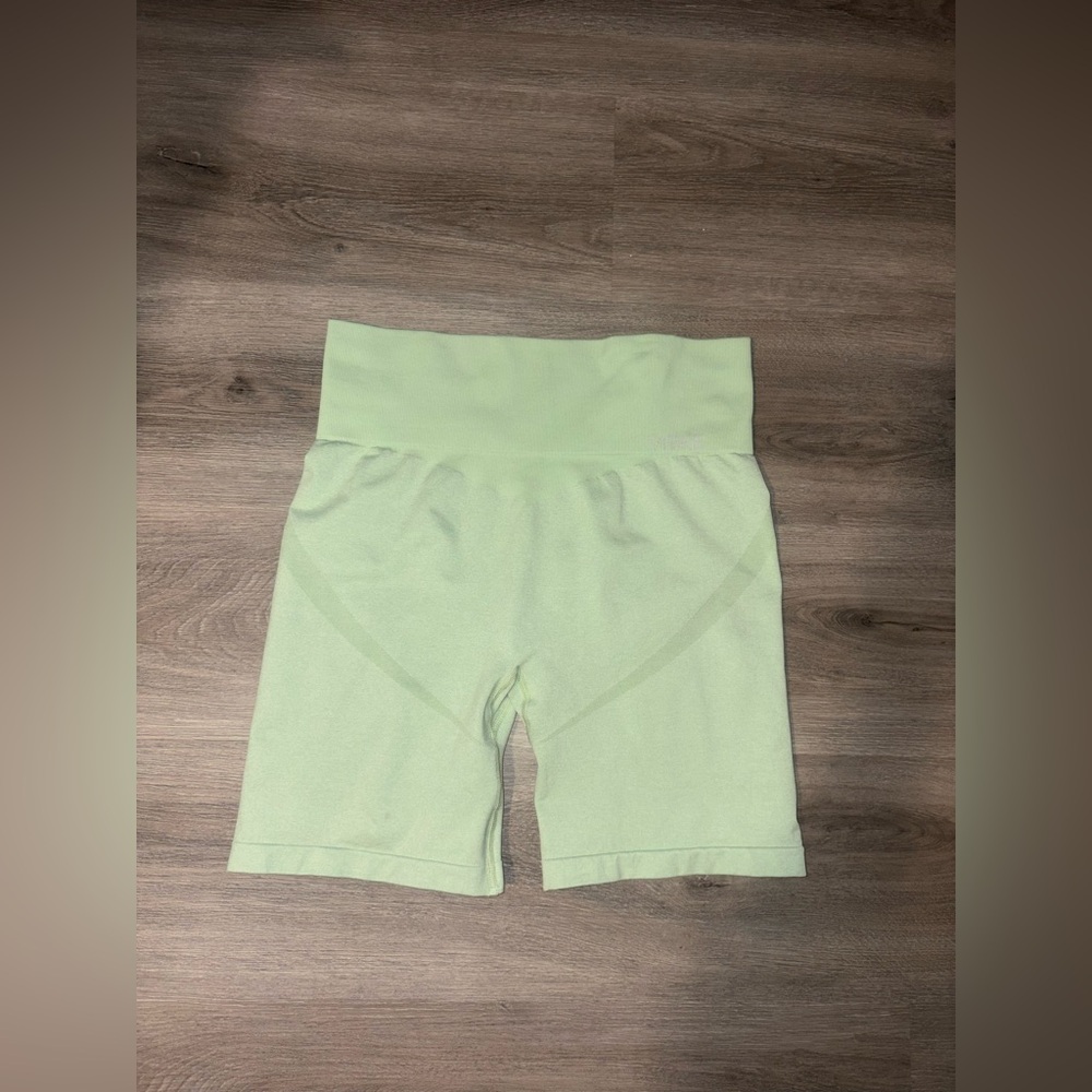 Vitae Apparel | Green Biker Shorts